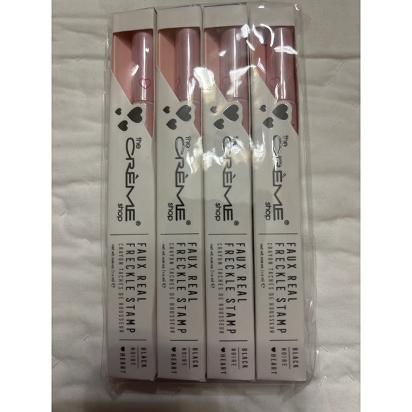 The Crème Shop Other - The Crème Shop Faux Real Freckle Stamp 4 Pack Black Noire Heart New Heart Shape